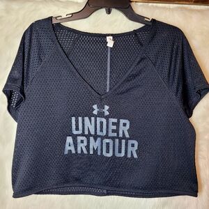 💥SOLD💥 Under Armour Bolo Jersey Crop Top